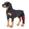 HJ19 Pet Surgery Rehabilitation Back Leg Protector Walking Aids, Size: M(Red Left Back Leg)