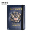 LT101 Multi-Card Passport Holder Anti-Magnetic Bank Card Holder(Blue)