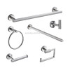 304 Stainless Steel With Grooved Bathroom Pendant Bathroom Shelf,Style: Wire Drawing Hook
