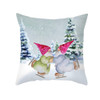 3 PCS Cartoon Printed Christmas Pillowcase Peach Skin Home Sofa Pillow Cover, Without Pillow Core, Size: 45x45cm(TPR421-3)