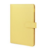 Notepad Cover Loose Leaf Handbook Protector Simple and Fresh Stationery, Color:A5 Lemon Yellow