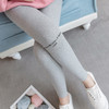 Pregnant Mother Leggings Spring And Autumn Models Outer Wear Trousers Cropped Trousers (Color:Light Grey Size:XXL)