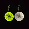 10 PCS Spider Web Type Reflective Waterproof Pendant For Night Riding Student Schoolbag Pendant Random Colour Delivery