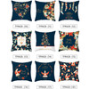 3 PCS Christmas Peach Skin Printing Colorful Sofa Pillowcase Without Pillow Core, Size: 45x45cm(TPR428-17)
