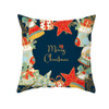 3 PCS Christmas Peach Skin Printing Colorful Sofa Pillowcase Without Pillow Core, Size: 45x45cm(TPR428-15)