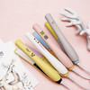 I0813 Portable Hair Styler Straight Hair Curlers Cartoon Mini Student Splint US Plug, Color Random Delivery