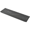 169 2.4Ghz + Bluetooth  Dual Mode Wireless Keyboard + Mouse Kit, Compatible with iSO & Android & Windows (Black)