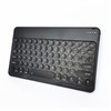 X3S 10 inch Universal Tablet Round Keycap Wireless Bluetooth Keyboard, Backlight Version (Black)