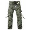 Men Casual Straight-leg Overalls (Color:Army Green Size:31)