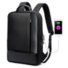 Bopai 851-002611 Business Detachable Anti-theft Waterproof Large Capacity Double Shoulder Bag,with USB Charging Port, Size: 30x15x44cm(Black)