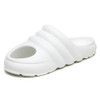 Large Size Summer Slippers Men Casual Hole Shoes, Size: 41(White)