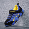 Simple Tide Soft and Comfortable Color Matching Casual Shoes for Children (Color:Black Blue Size:32)