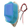 AC220V Led Mini Strobe Signal Warning Light Silent Warning Light(Blue)