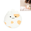 Cartoon Silicone Mini Warm Belly Warm Palace Water Injection Explosion-Proof Warm Water Bag(Pearl White)
