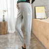 Fashion Pregnant Mother Pants, Wear Trendy Mother Belly Lift Harem Trousers, Casual Autumn And Winter Clothes (Color:Light Grey Size:M)