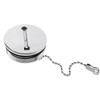 Stainless Steel Boat Deck Fill Filler Replacement Cap + Chain Boat Replacement Accessories