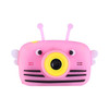 HoneyBee Children Toy Camera HD Front and Rear Dual-lens Camera Cartoon Digital Camera(Pink)