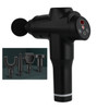 Muscles Relax Massager Portable Fitness Equipment Fascia Gun, Specification: 6212 12 Gears Black(EU Plug)