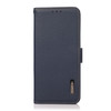 For Nokia 7.3 KHAZNEH Side-Magnetic Litchi Genuine Leather RFID Phone Case(Blue)