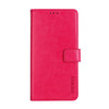 For HTC Desire 12 idewei Crazy Horse Texture Horizontal Flip Leather Case with Holder & Card Slots & Wallet(Rose Red)
