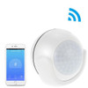 Smart Home WiFi PIR Motion Sensor Mobile APP Security Infrared Alarm(White)