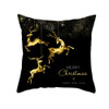 3 PCS Christmas Peach Skin Sofa Pillowcase Cushion Cover Without Pillow Core, Size: 45x45cm(TPR220-34)