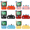 I50 999 in 1 Children Cat Ears Handheld Game Console, Style: Doubles (Blue)