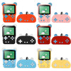 I50 999 in 1 Children Cat Ears Handheld Game Console, Style: Doubles (Red)