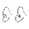 S925 Sterling Silver Simple Heart Ear Stud Women Earrings