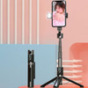 Mobile Phone Tripod Bluetooth Remote Control Live Selfie Stick, Specification: P96D Single Light