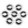 ShidiShangpin 3D Mink False Eyelashes Natural Three-Dimensional 7 Pairs Of Eyelashes Set(Saturday)