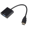 ZHQ007 HD 1080P HDMI to VGA Converter(Black)