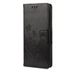 Butterfly Flower Pattern Horizontal Flip Leather Case with Holder & Card Slots & Wallet For Wiko Power U30(Black)