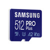 Original Samsung PRO Plus Micro SD Memory Card (2021), Capacity:512GB(Blue)
