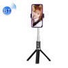 P60 Fill Light Bluetooth Mobile Phone Selfie Stick(Black)