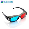 Red Blue 3D Glasses Anaglyph Framed 3D Vision Glasses for Game Stereo Movie Dimensional Glasses Plastic Glasses