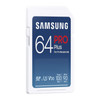 Original Samsung Pro Plus SD Memory Card (2021), Capacity:64GB(Blue)