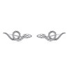 S925 Sterling Silver Snake Ear Stud Women Earrings