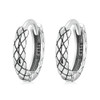 S925 Sterling Silver Snake Texture Ear Buckle Women Earrings