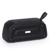 New Rixing NR-906 TWS Waterproof Bluetooth Speaker Support Hands-free Call / FM with Handle(Black)