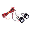 2 PCS 12V 3W Red Light Eagle Eyes LED Strobe Light For Motorcycle ?Wire Length: 90cm