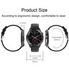 NORTH EDGE E102 Blood Oxygen Body Temperature Monitoring Bluetooth Smart Watch(Black)
