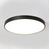 Macaron LED Round Ceiling Lamp, White Light, Size:60cm(Black)