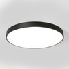 Macaron LED Round Ceiling Lamp, Stepless Dimming, Size:30cm(Black)