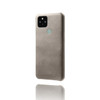 For Google Pixel 5 Calf Texture PC + PU Phone Case(Grey)