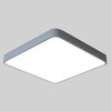 Macaron LED Square Ceiling Lamp, White Light, Size:60cm(Grey)