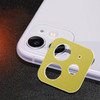 Rear Camera Lens Protection Ring Cover for iPhone 11 (Yellow)