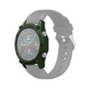 For Huawei Watch GT2 46mm Smart Watch TPU Protective Case, Color:Army Green+Black