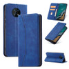 For Nokia G50 5G Magnetic Dual-fold Leather Phone Case(Blue)