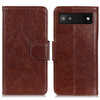 For Google Pixel 6a Nappa Texture Horizontal Flip Leather Phone Case(Brown))